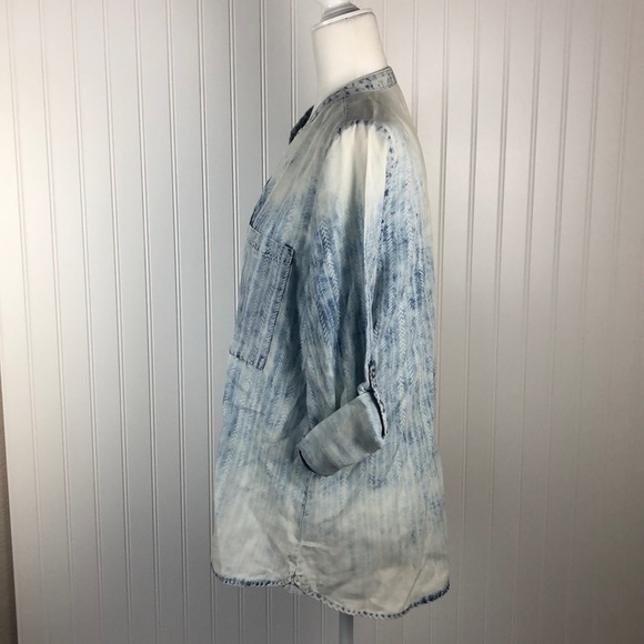Vintage America Top Denim Light Print - Picture 3 of 6